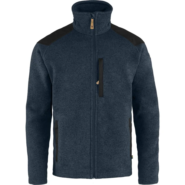 Fjällräven Buck Fleece M Men’s Fleeces Blue Main Front 16863