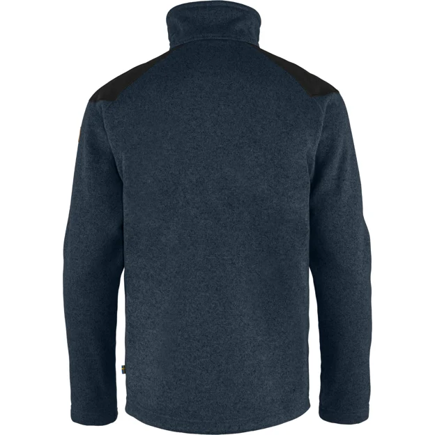 Fjällräven Buck Fleece M Men’s Fleeces Blue Main Back 81276
