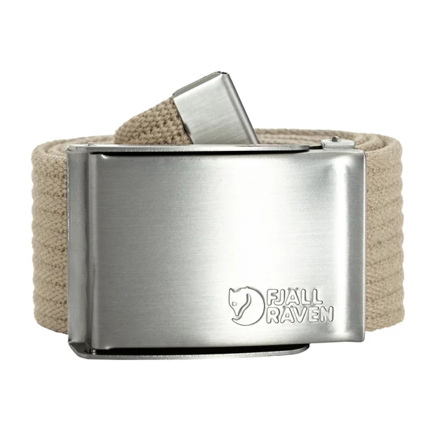 Fjällräven Canvas Belt Unisex Outlet Beige Main Front 100082