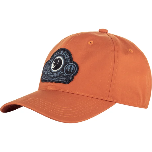 Fjällräven Classic Badge Cap Unisex Outlet Brown, Orange Main Front 59324