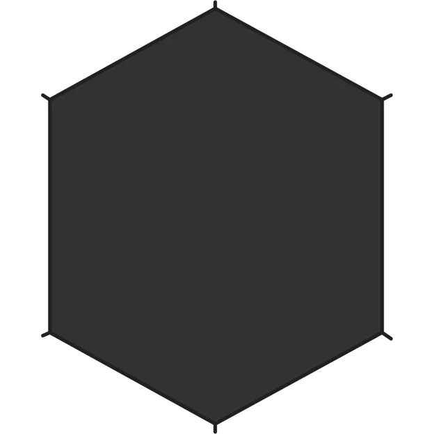 Fjällräven Dome 3 Footprint Unisex Tent accessories Black Main Front 17041