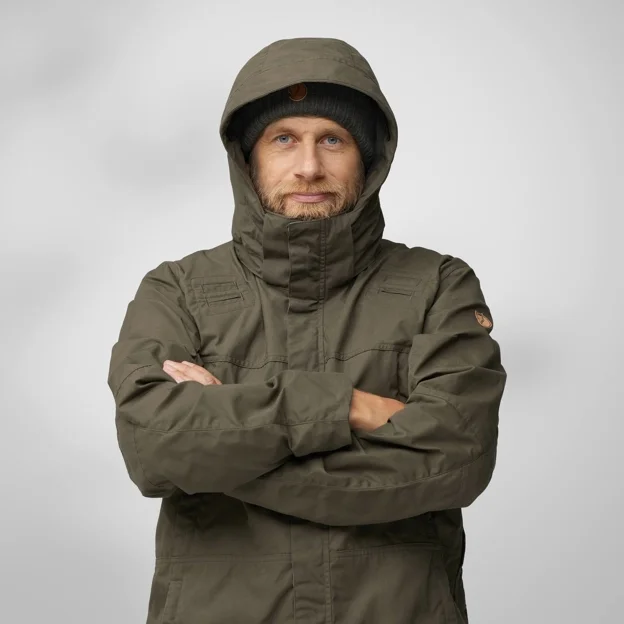 Fjällräven Drev Hybrid Jacket M Men’s Hunting jackets Model Angle F 85360
