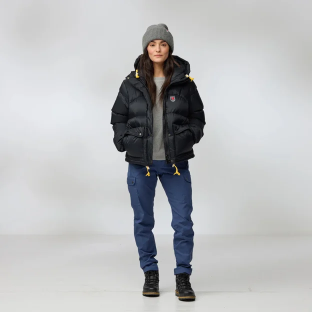 Fjällräven Expedition Down Cropped Jacket W Women’s Down jackets Model Model front 92712