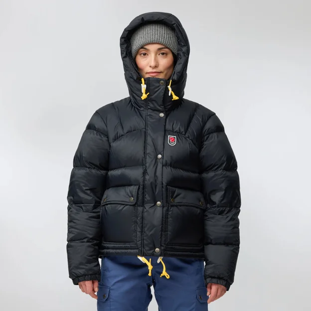Fjällräven Expedition Down Cropped Jacket W Women’s Down jackets Model Angle F 92706