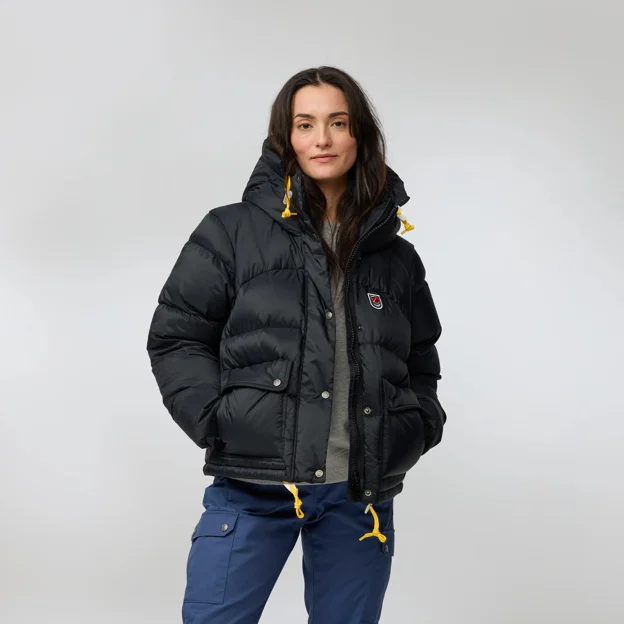 Fjällräven Expedition Down Cropped Jacket W Women’s Down jackets Model Angle J 92709