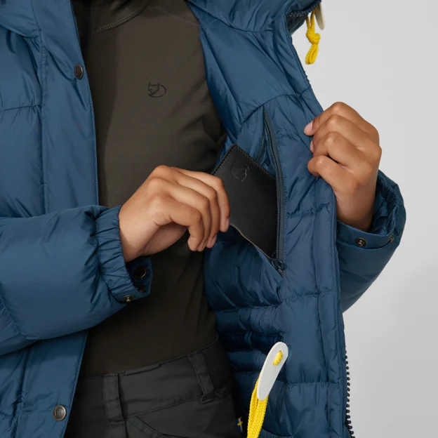 Fjällräven Expedition Down Jacket W Women’s Down jackets Detail Angle J 52216