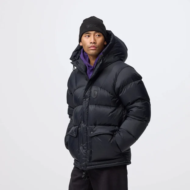 Fjällräven Expedition Down Lite Jacket Black Edition M Men’s Down jackets Model Model side 98939