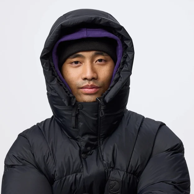 Fjällräven Expedition Down Lite Jacket Black Edition M Men’s Down jackets Model Angle F 98935