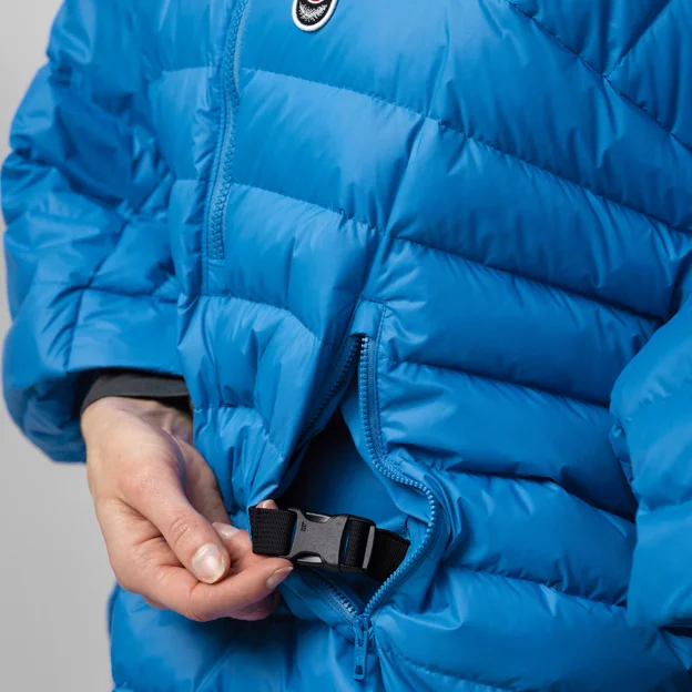 Fjällräven Expedition Down Poncho Women’s Down jackets Model Angle J 89451