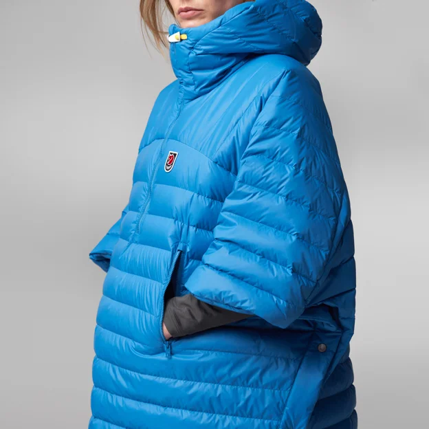 Fjällräven Expedition Down Poncho Women’s Down jackets Detail Angle F 68330
