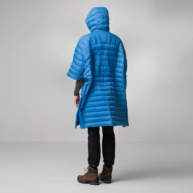 Fjällräven Expedition Down Poncho Women’s Down jackets Detail Angle G 68329