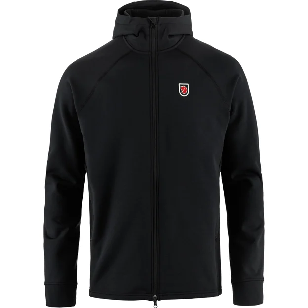Fjällräven Expedition Fleece Hoodie M Men’s Fleeces Black Main Front 79833