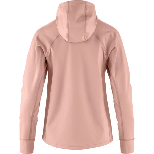 Fjällräven Expedition Fleece Hoodie W Women’s Fleeces Pink Main Back 93837