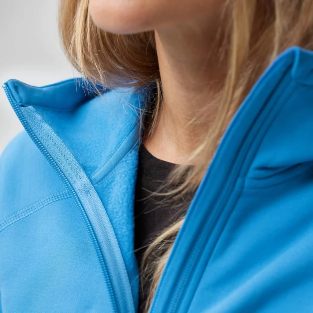 Fjällräven Expedition Fleece Hoodie W Women’s Fleeces Model Angle H 85401