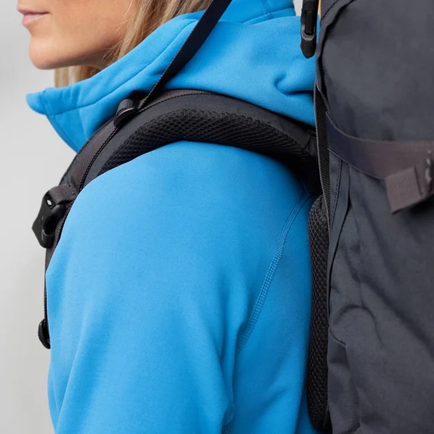 Fjällräven Expedition Fleece Hoodie W Women’s Fleeces Model Angle J 85403