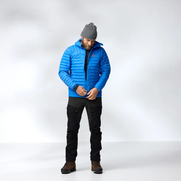 Fjällräven Expedition Lätt Hoodie M Men’s Outlet Model Angle L 86172