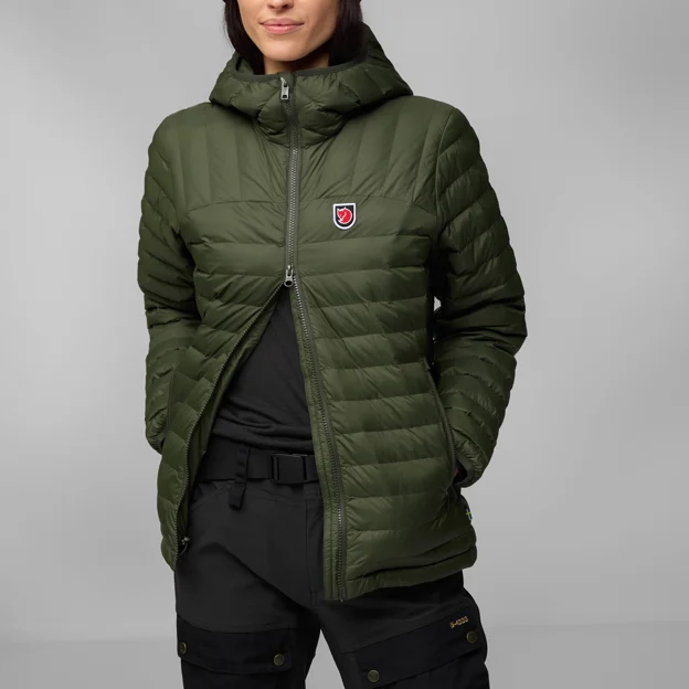 Fjällräven Expedition Lätt Hoodie W Women’s Down jackets Model Angle J 89460