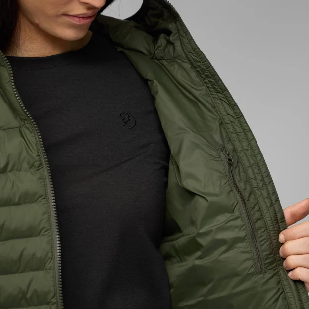 Fjällräven Expedition Lätt Hoodie W Women’s Down jackets Model Angle K 89461