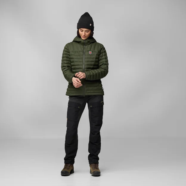 Fjällräven Expedition Lätt Hoodie W Women’s Down jackets Model Model front 82322