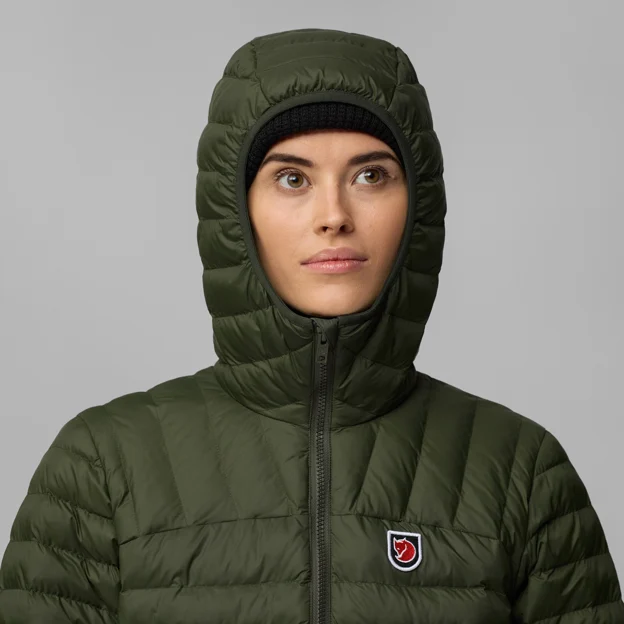 Fjällräven Expedition Lätt Hoodie W Women’s Down jackets Model Angle F 89456