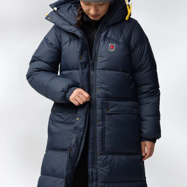 Fjällräven Expedition Long Down Parka W Women’s Down jackets Model Angle K 86184