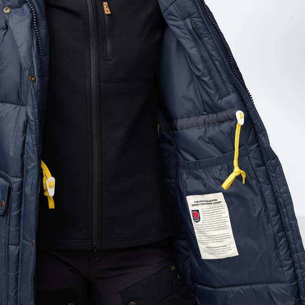 Fjällräven Expedition Long Down Parka W Women’s Down jackets Model Angle L 86185