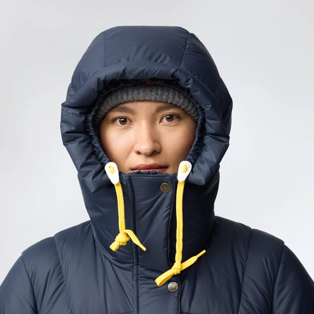 Fjällräven Expedition Long Down Parka W Women’s Down jackets Model Angle G 86180