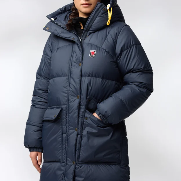 Fjällräven Expedition Long Down Parka W Women’s Down jackets Model Angle J 86183