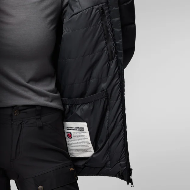 Fjällräven Expedition Mid Winter Jacket W Women’s Down jackets Detail Angle F 75877