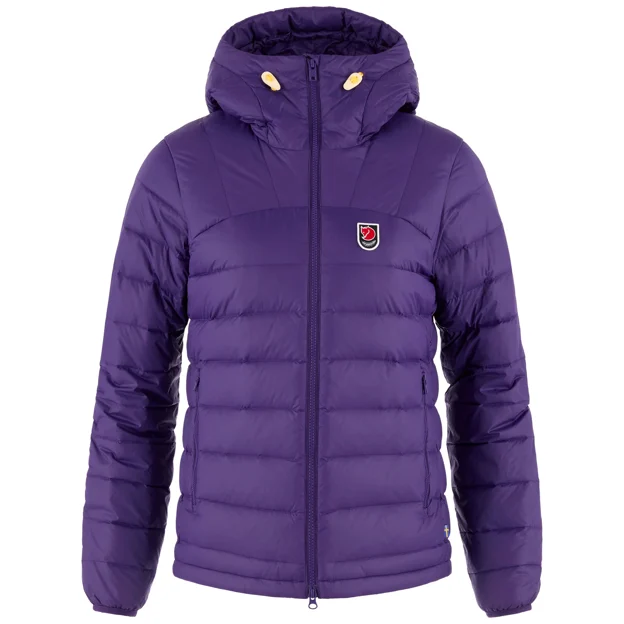Fjällräven Expedition Pack Down Hoodie W Women’s Down jackets Purple Main Front 104290
