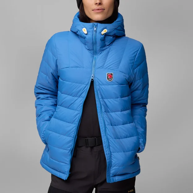 Fjällräven Expedition Pack Down Hoodie W Women’s Down jackets Model Angle H 82332