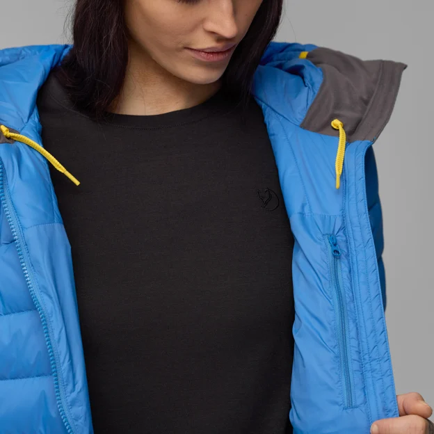 Fjällräven Expedition Pack Down Hoodie W Women’s Down jackets Model Angle I 82330