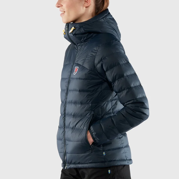 Fjällräven Expedition Pack Down Hoodie W Women’s Down jackets Model Model side 33673