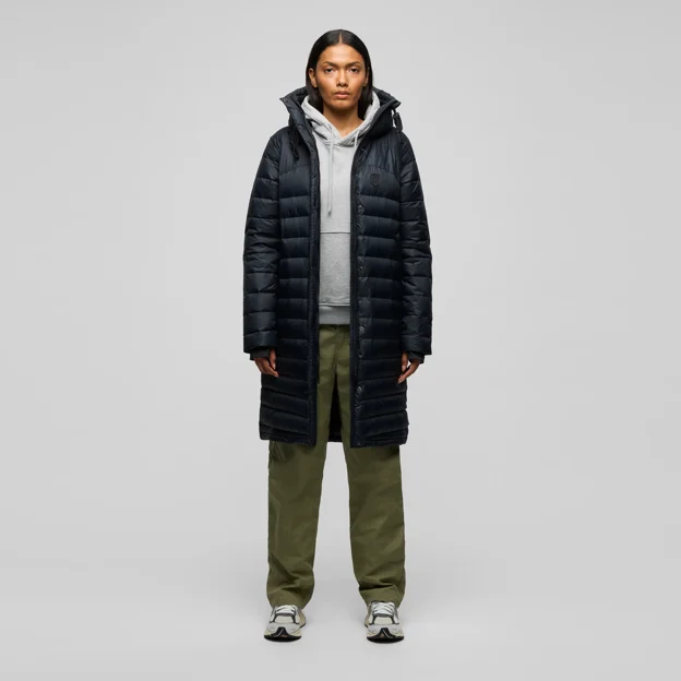 Fjällräven Expedition Pack Down Parka Black Edition W Women’s Down jackets Model Model front 126024