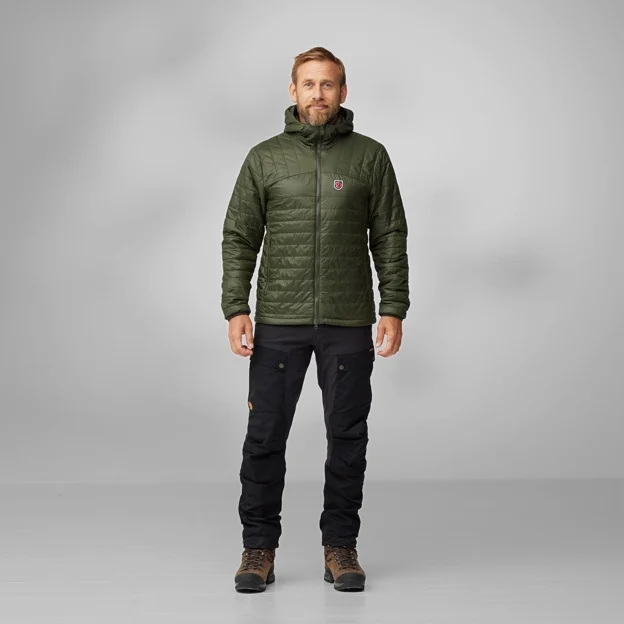 Fjällräven Expedition X-Lätt Hoodie M Men’s Trekking jackets Model Model front 85404