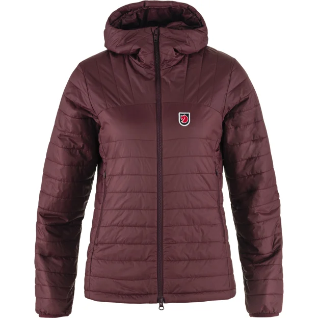 Fjällräven Expedition X-lätt Hoodie W Women’s Trekking jackets Purple, Red Main Front 76817
