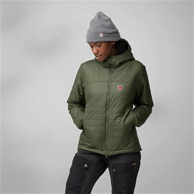 Fjällräven Expedition X-lätt Hoodie W Women’s Trekking jackets Model Angle F 85418