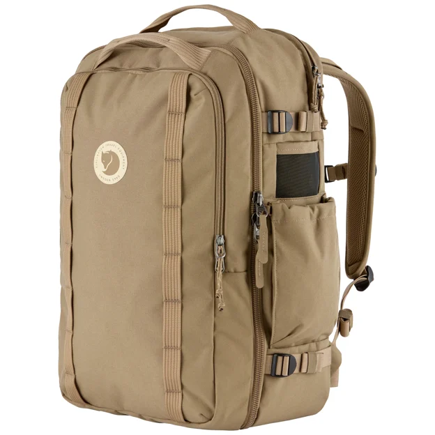 Fjällräven Färden Carry-On Pack Unisex Daypacks Beige Main Angle F 104876
