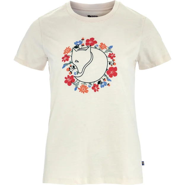 Fjällräven Fjällblomster Fox T-shirt W Women’s T-shirts & tank tops White Main Front 100945