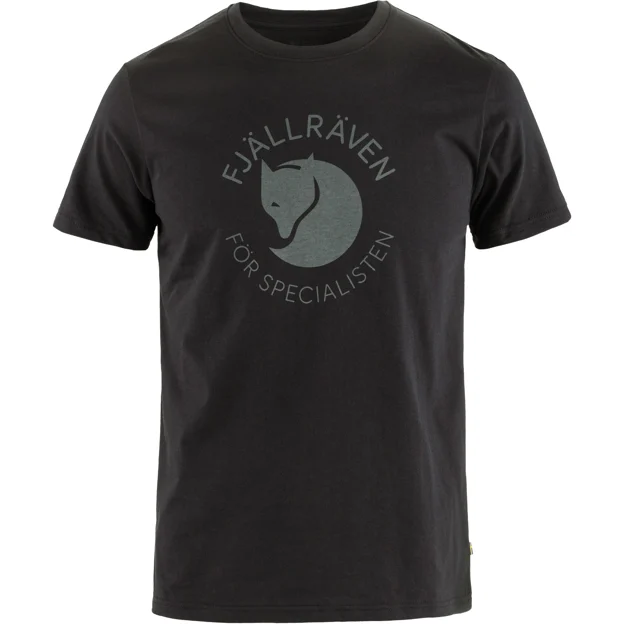 Fjällräven Fjällräven Fox T-shirt M Men’s T-shirts & tank tops Black Main Front 84423
