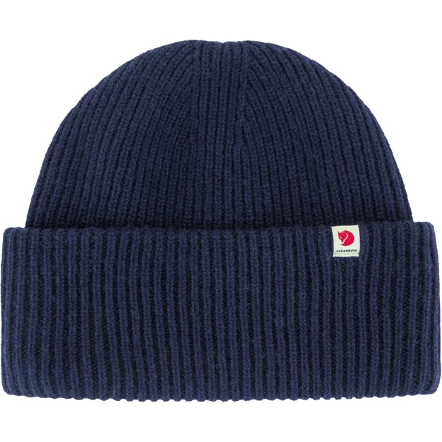 Fjällräven Fjällräven Heavy Beanie Unisex Caps, hats & beanies Blue Main Angle F 82014