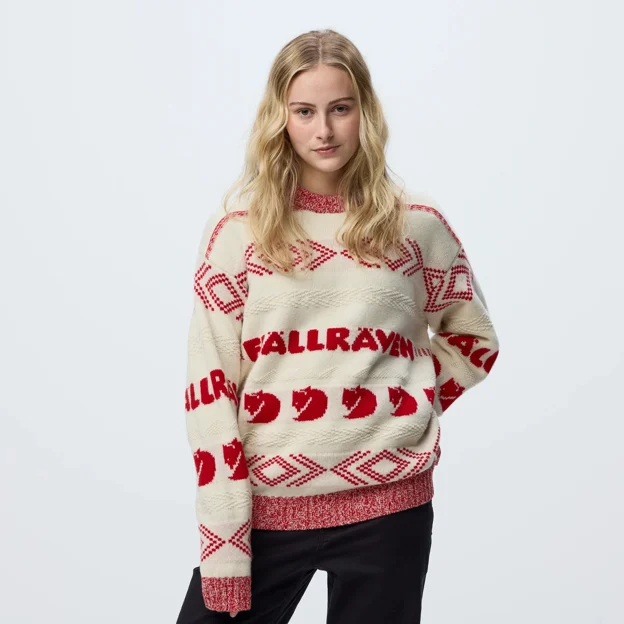 Fjällräven Fjällräven Jacquard Knit W Women’s Sweaters & knitwear Model Model front 120066