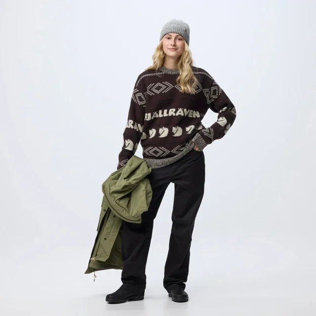 Fjällräven Fjällräven Jacquard Knit W Women’s Sweaters & knitwear Model Model front 120063