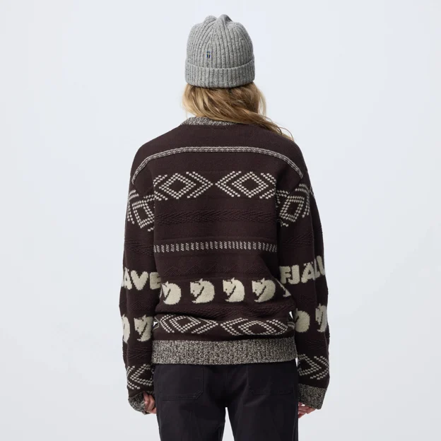 Fjällräven Fjällräven Jacquard Knit W Women’s Sweaters & knitwear Model Model back 120039
