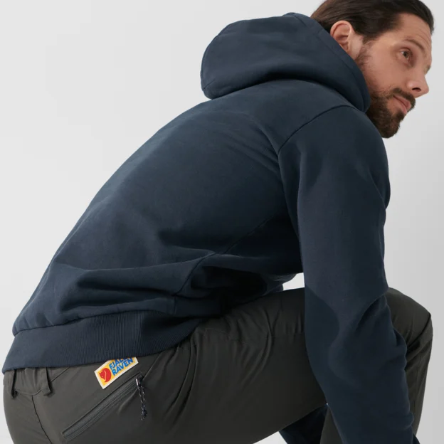 Fjällräven Fjällräven Logo Hoodie M Men’s Outlet Model Model back 60174
