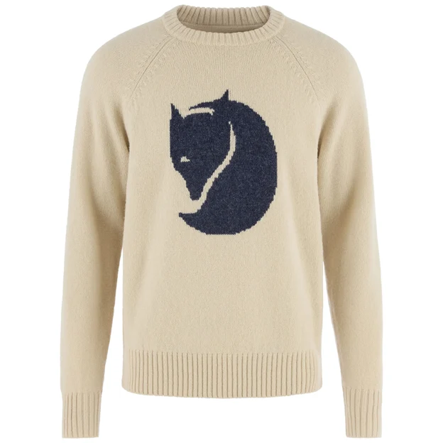 Fjällräven Fjällräven Logo Knit Sweater M Men’s Sweaters & knitwear Beige Main Front 104565