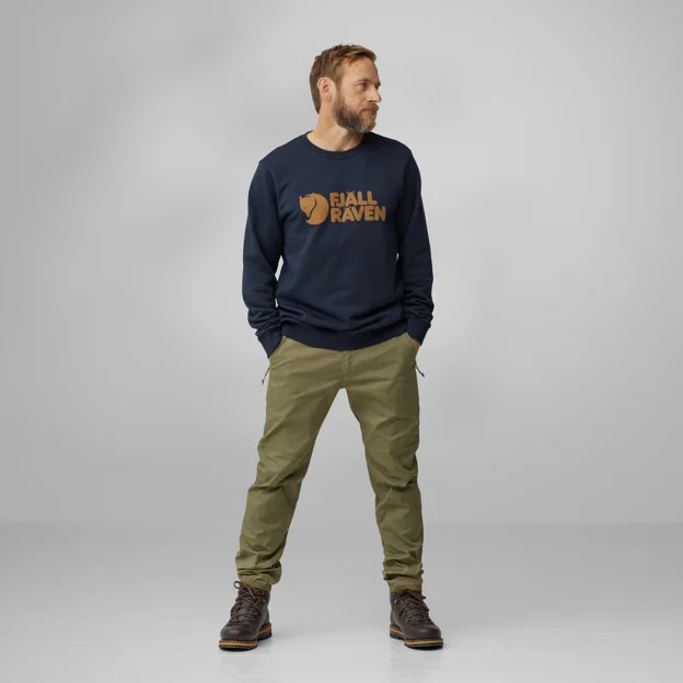Fjällräven Fjällräven Logo Sweater M Men’s Sweaters & knitwear Model Model front 80822