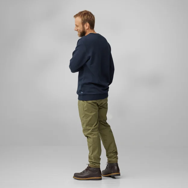 Fjällräven Fjällräven Logo Sweater M Men’s Sweaters & knitwear Model Model back 80821