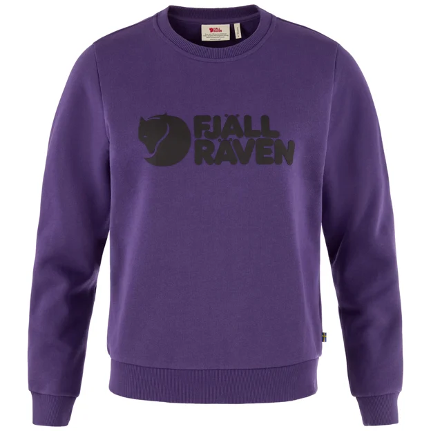 Fjällräven Fjällräven Logo Sweater W Women’s Outlet Purple Main Front 104734