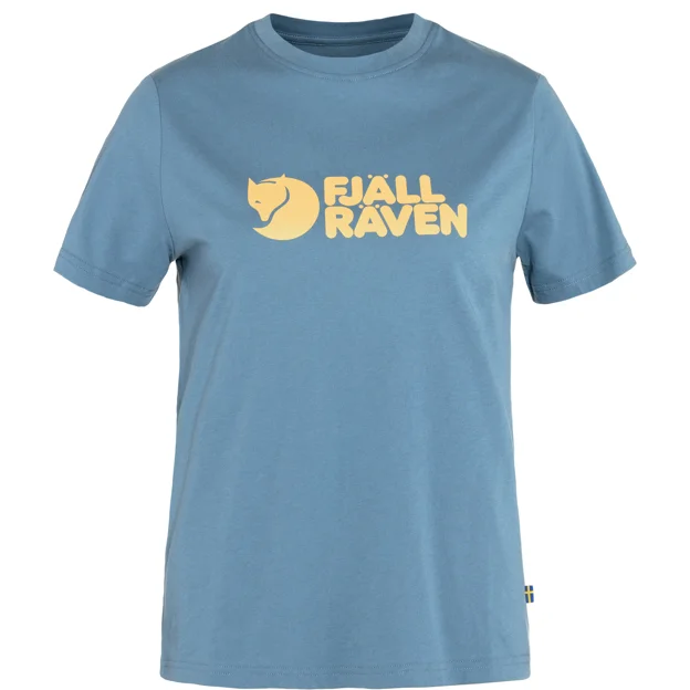 Fjällräven Fjällräven Logo Tee W Women’s Outlet Blue Main Front 59504